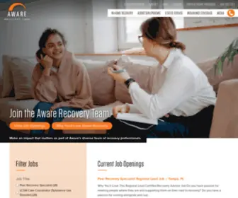 Awarerecoverycarejobs.com(Aware Recovery Care) Screenshot