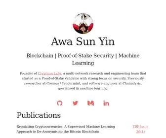 Awasunyin.com(Awa Sun Yin) Screenshot