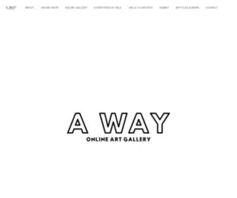 Awayartgallery.com(A WAY Gallery) Screenshot