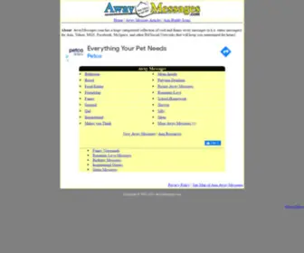 Awaymessages.com(Away Messages) Screenshot