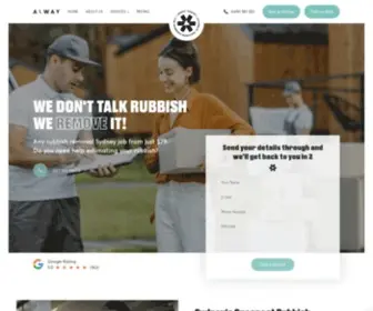 Awaytodayrubbishremoval.com.au(Rubbish Removal Sydney) Screenshot