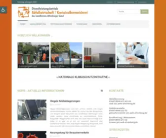 AWB-Altenburg.de(Abfallwirtschaft Altenburg) Screenshot