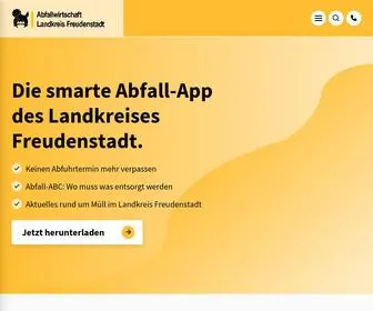 AWB-FDS.de(Die Abfallwirtschaft im Landkreis Freudenstadt) Screenshot