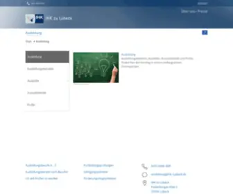 AWB-Ihkhl.de(Ausbildungsportal) Screenshot