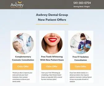 Awbreydentalbend.com(Awbrey Dental Group) Screenshot