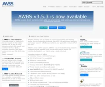 AWBS.com(Advanced Webhost Billing System) Screenshot