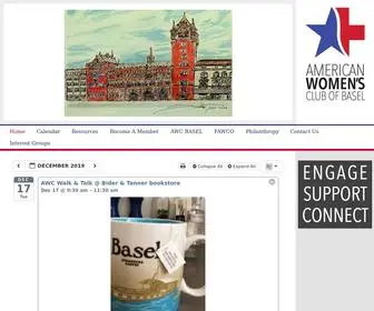 Awcbasel.org(The American Women’s Club of Basel) Screenshot