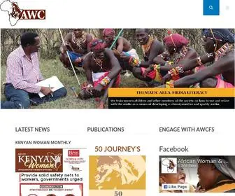 AWCFS.org(African Woman and Child Feature Service) Screenshot