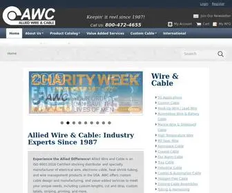 Awcwire.com(Allied Wire & Cable) Screenshot