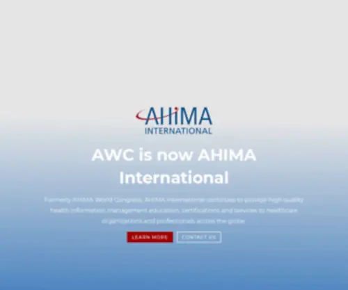 AWC.world(AWC is now AHIMA International) Screenshot