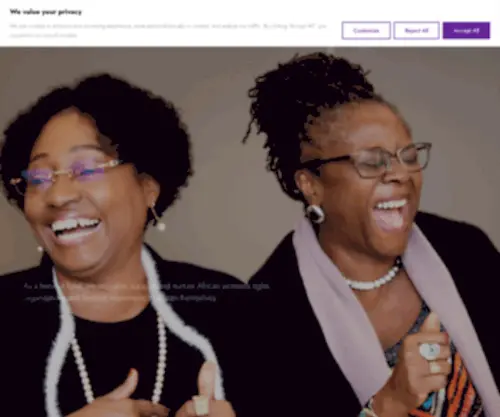 AWDF.org(The African Women's Development Fund) Screenshot
