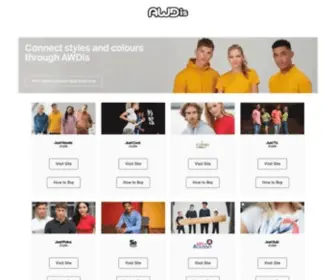 Awdisbrands.com(AWDis Brands) Screenshot