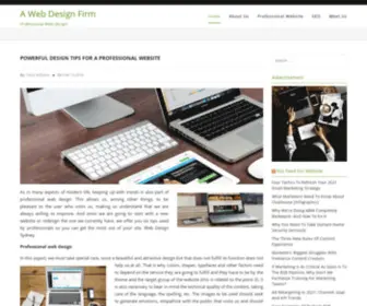 Awebdesignfirm.com(Professional Web Design) Screenshot