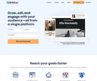 Aweber.com(Email Marketing & More for Small Businesses) Screenshot