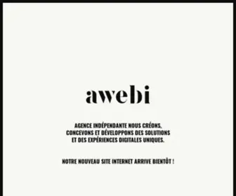 Awebi.com(Agence Digitale à Paris) Screenshot