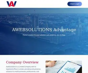 Awebsolutions.uk(Awebsolutions offers web solutions that help our clients establish & grow their online presence) Screenshot