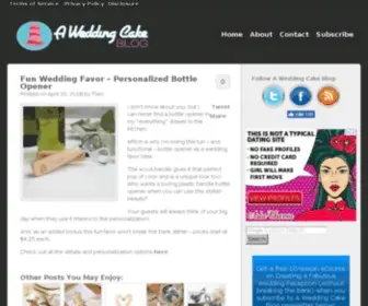 Aweddingcakeblog.com(A Wedding Cake Blog) Screenshot