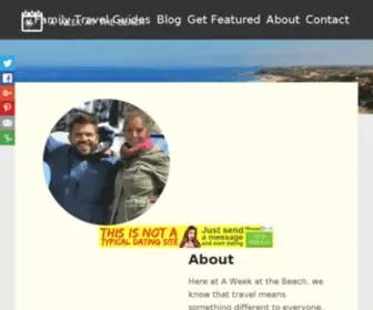 Aweekatthebeach.com(You've come to the right place) Screenshot