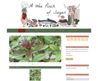 Aweepinchofsugar.co.uk(A Wee Pinch of Sugar) Screenshot