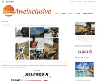 Aweinclusive.com(Awe Inclusive Travel Blog. The world) Screenshot