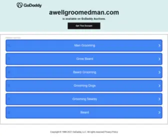 Awellgroomedman.com(Awellgroomedman) Screenshot