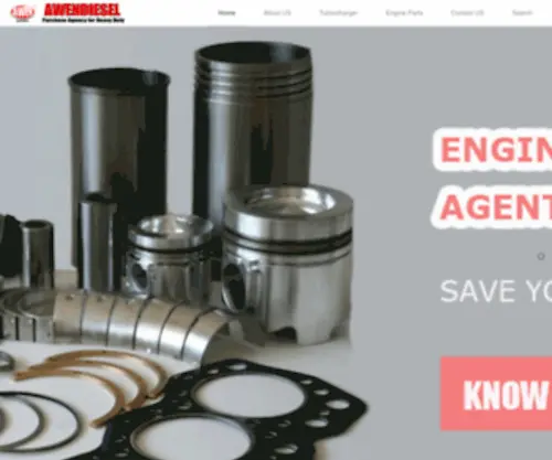 Awendiesel.com(China turbocharger manufacturer) Screenshot
