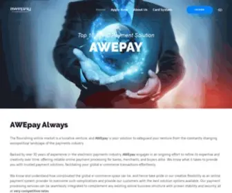 Awepay.com(Payment Gateway) Screenshot