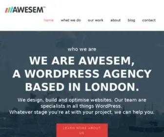 Awesem.co.uk(We're AWESEM) Screenshot