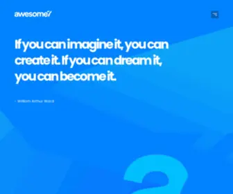 Awesome7.com(Welcome) Screenshot