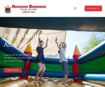 Awesomebouncers.com(Bounce House Rentals Long Island) Screenshot