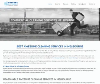 Awesomecleaning.com.au(Awesome Cleaning Services in Melbourne) Screenshot