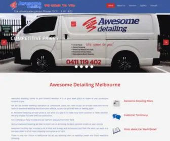 Awesomedetailing.com.au(Awesome Detailing) Screenshot