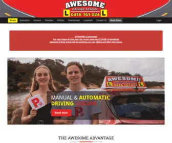 Awesomedrivingschool.com.au(Driving Lessons For Learner Drivers) Screenshot