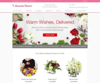 Awesomeflowersvancouver.com(Flower Delivery in Vancouver) Screenshot