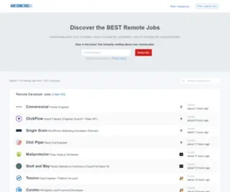 Awesomejobs.io(The best remote jobs in tech) Screenshot