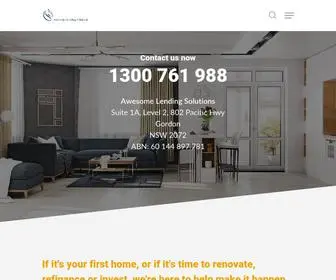 Awesomelendingsolutions.com.au(Awesome Lending Solutions) Screenshot