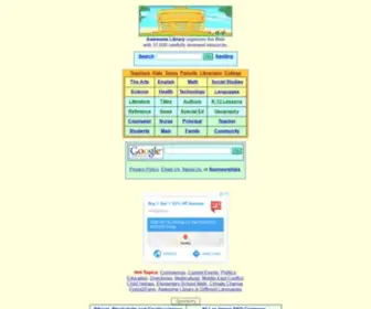 Awesomelibrary.com(Awesome Library's Licensing) Screenshot