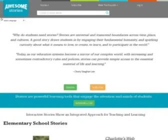 Awesomestories.com(Blended learning) Screenshot