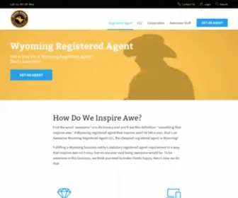 Awesomewyomingregisteredagent.com(Wyoming Registered Agent) Screenshot