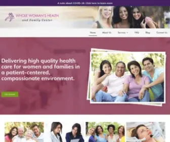 AWFC.net(Whole Woman’s Health and Family Center) Screenshot