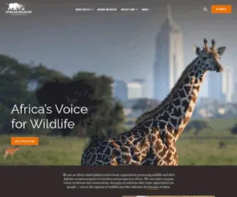 AWF.org(African Wildlife Foundation) Screenshot