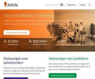 Awin.com(Affiliate marketing) Screenshot