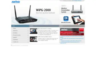 Awindinc.com(Inspired sight and sharing solutions) Screenshot
