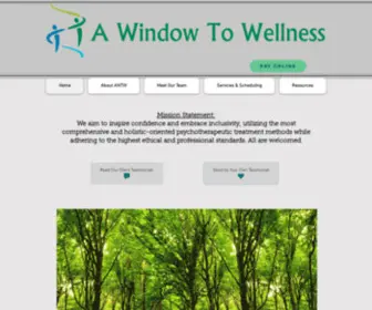 Awindowtowellness.com(Mysite) Screenshot