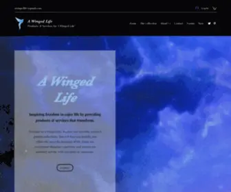 Awingedlife.com(A Winged Life) Screenshot