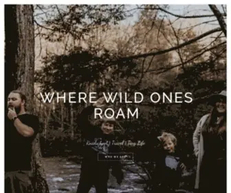 Awishfulplan.com(Where Wild Ones Roam) Screenshot