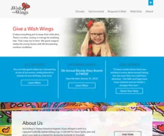 Awishwithwings.org(A Wish With Wings) Screenshot