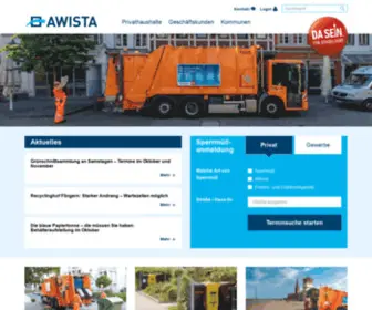Awista-Duesseldorf.de(AWISTA) Screenshot
