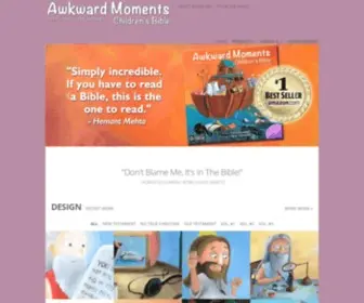 Awkwardmomentsbible.com(Awkward Moments Children's Bible) Screenshot