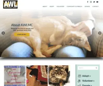 AWLMC.org(AWLMC Nonprofit Cat Shelter in Gaithersburg MD) Screenshot